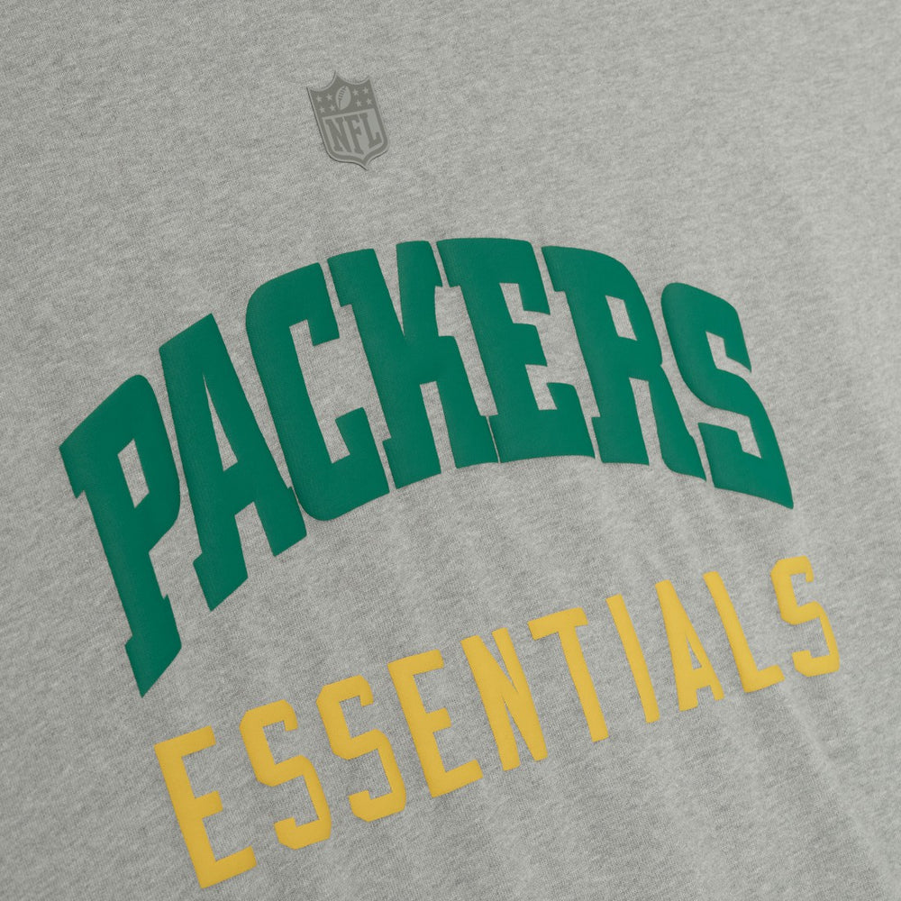 Green Bay Packers Fear of God x NFL Unisex 3/4-Sleeve T-Shirt - Heather Gray - NFL
