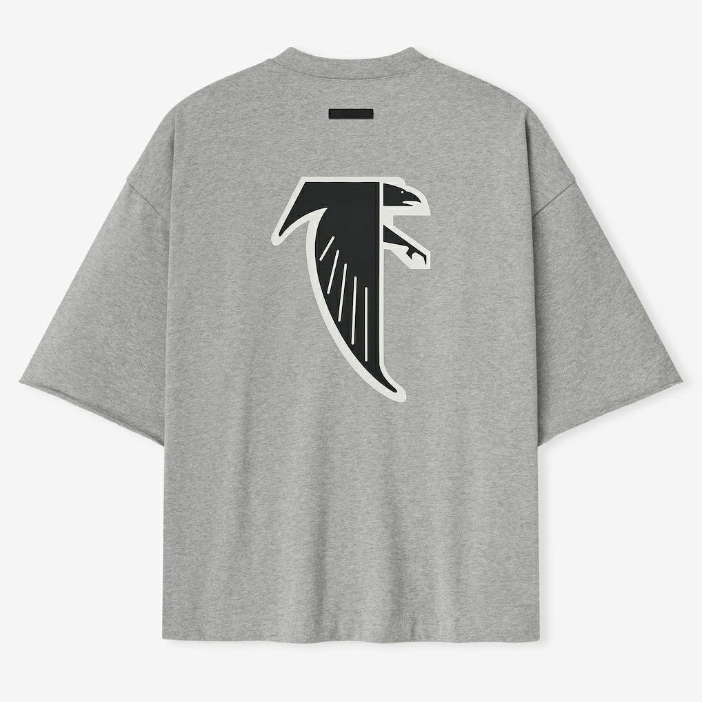 Atlanta Falcons Fear of God x NFL Unisex 3/4-Sleeve T-Shirt - Heather Gray - NFL
