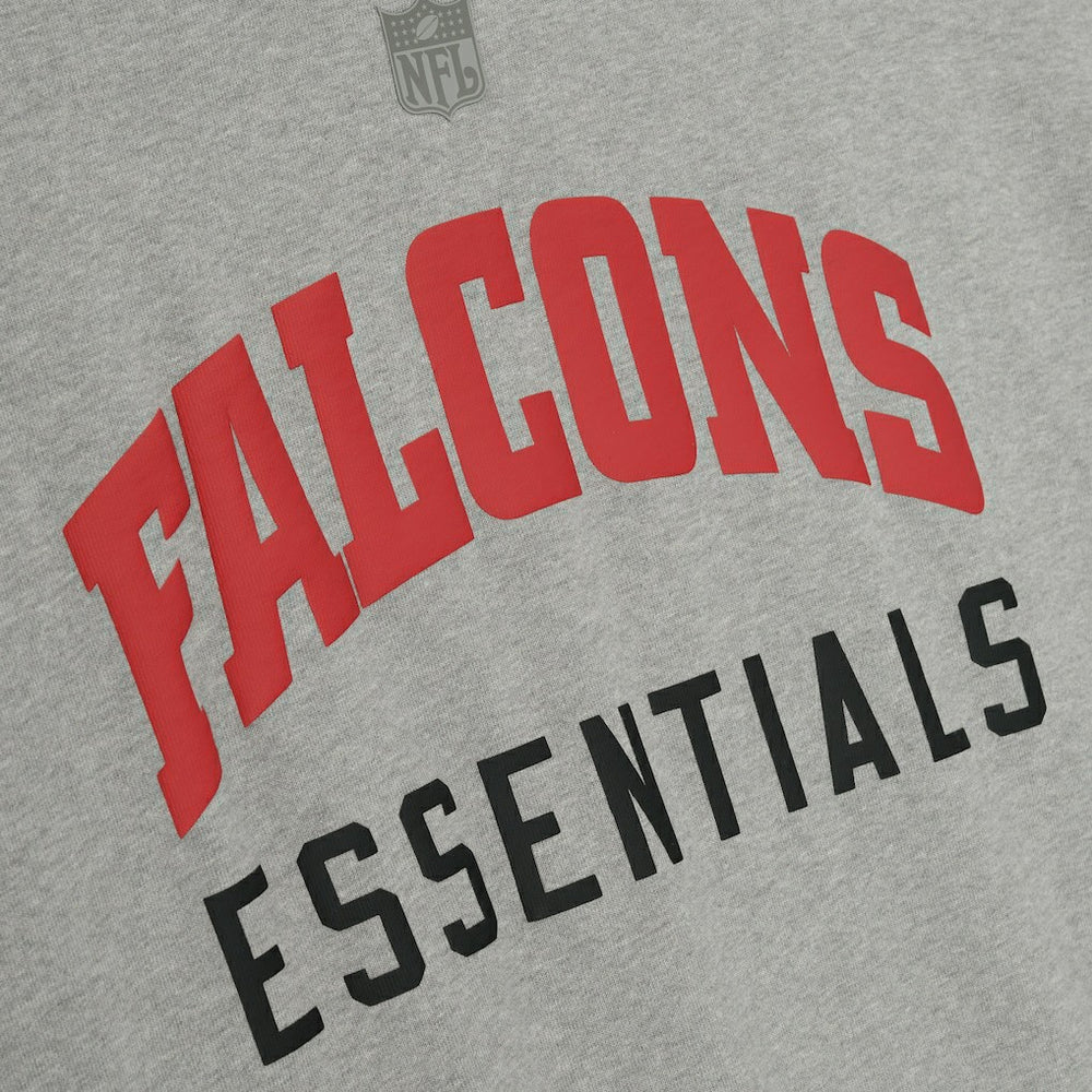 Atlanta Falcons Fear of God x NFL Unisex 3/4-Sleeve T-Shirt - Heather Gray - NFL
