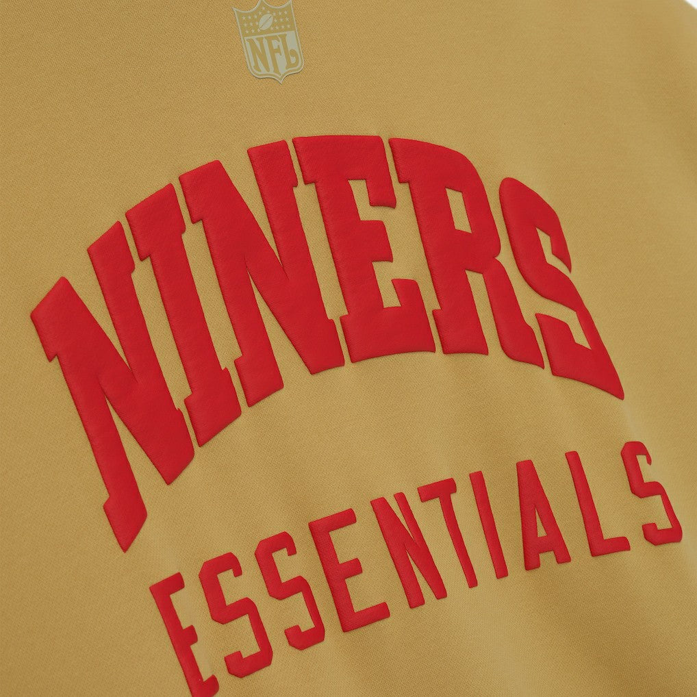 San Francisco 49ers Fear of God x NFL Unisex Sport Hoodie - Gold/Heather Gray - NFL