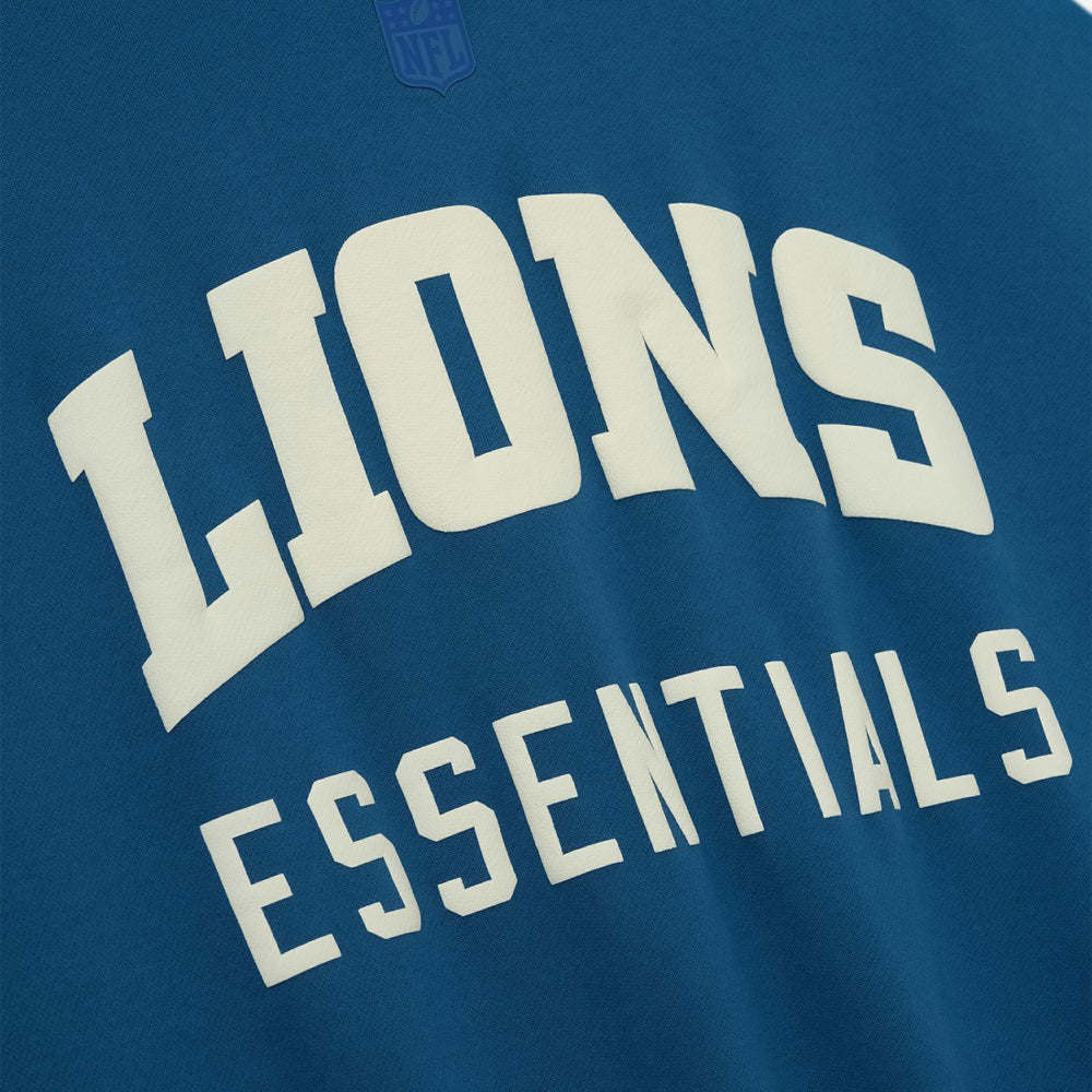 Detroit Lions Fear of God x NFL Unisex Sport Hoodie - Blue/Heather Gray - NFL