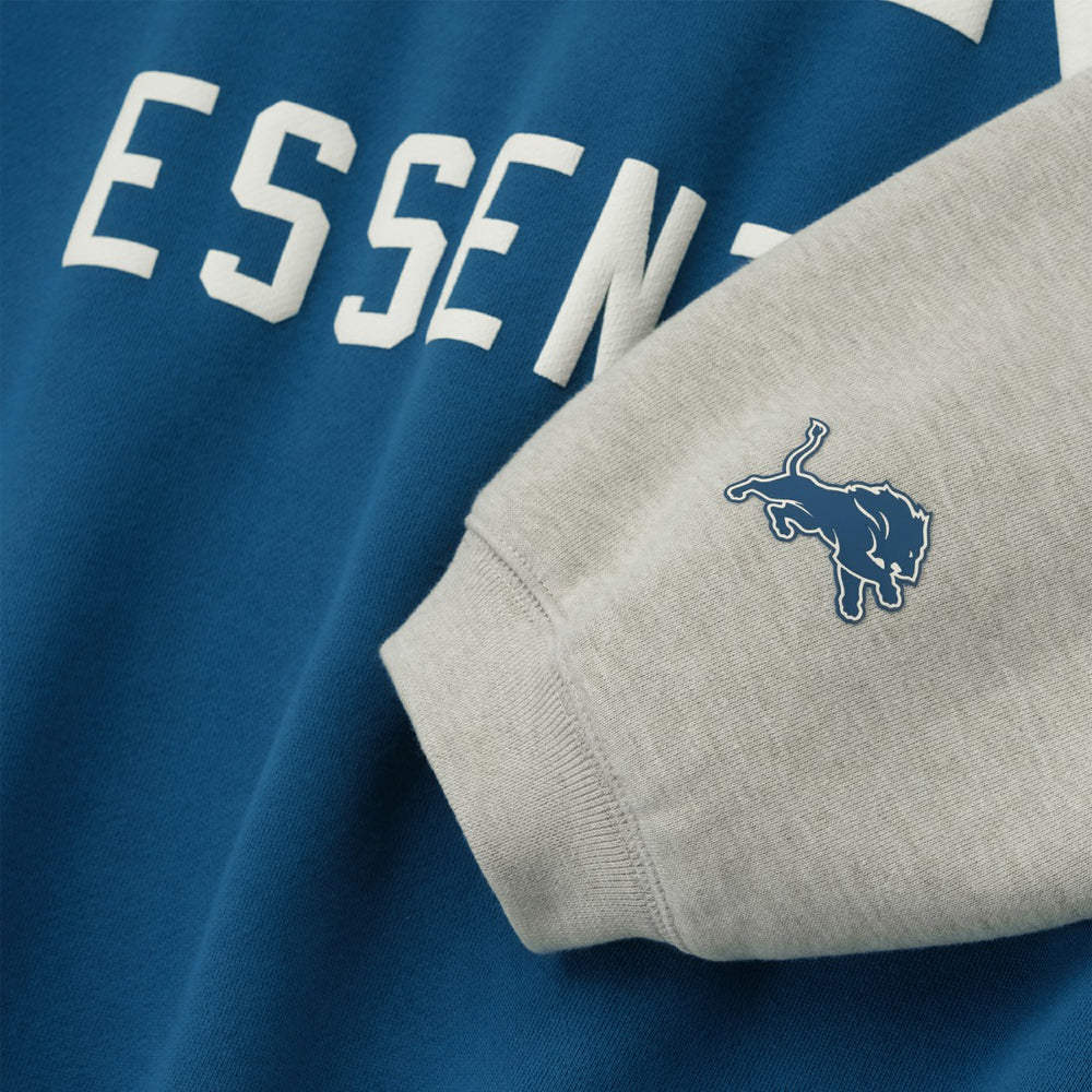 Detroit Lions Fear of God x NFL Unisex Sport Hoodie - Blue/Heather Gray - NFL