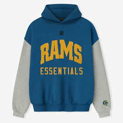 Los Angeles Rams Fear of God x NFL Unisex Sport Hoodie - Royal/Heather Gray - NFL