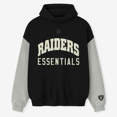 Las Vegas Raiders Fear of God x NFL Unisex Sport Hoodie - Black/Heather Gray - NFL