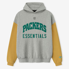 Green Bay Packers Fear of God x NFL Unisex Sport Hoodie - Heather Gray/Gold - NFL