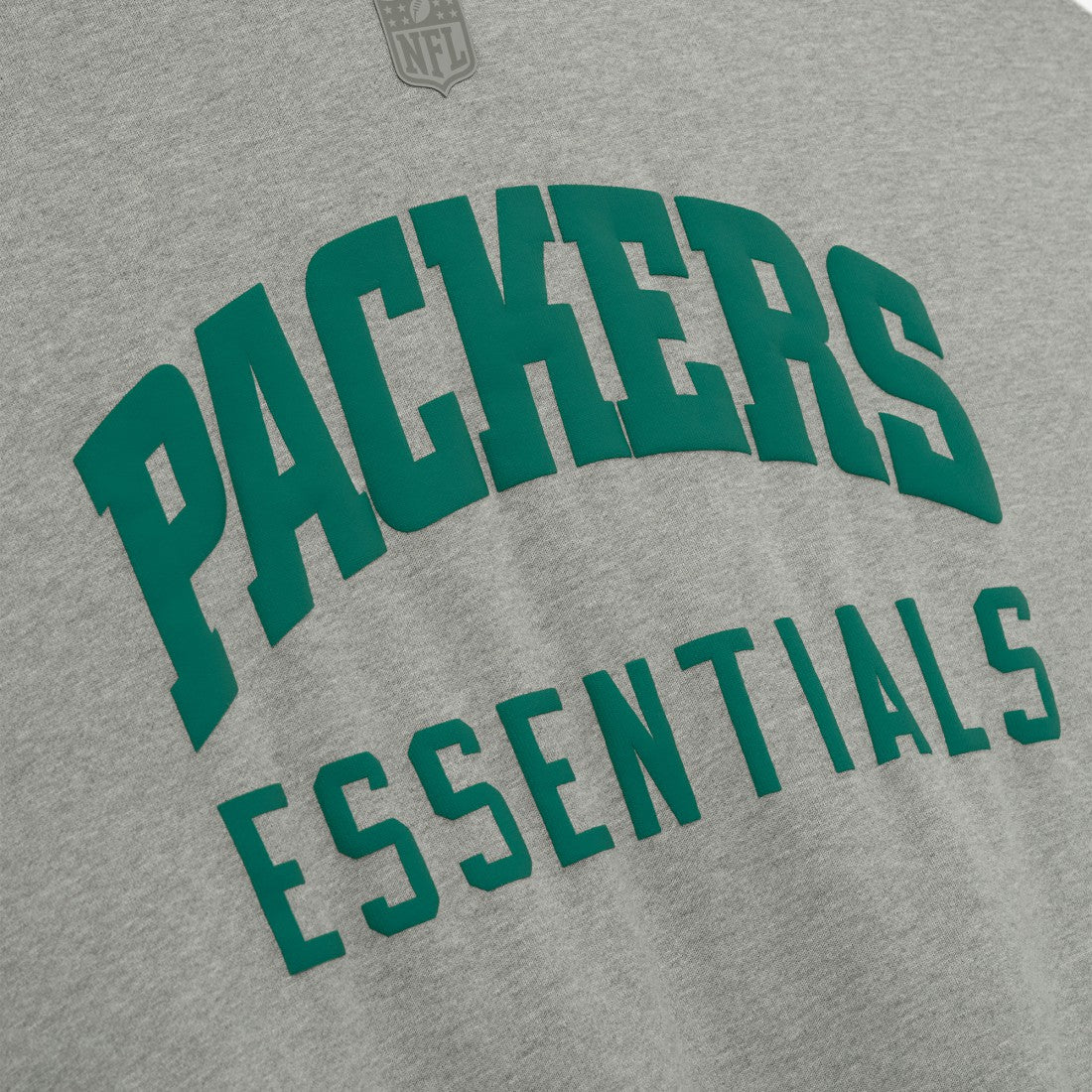 Green Bay Packers Fear of God x NFL Unisex Sport Hoodie - Heather Gray/Gold - NFL