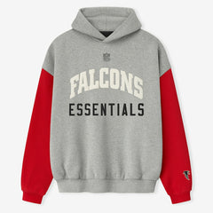 Atlanta Falcons Fear of God x NFL Unisex Sport Hoodie - Heather Gray/Red - NFL
