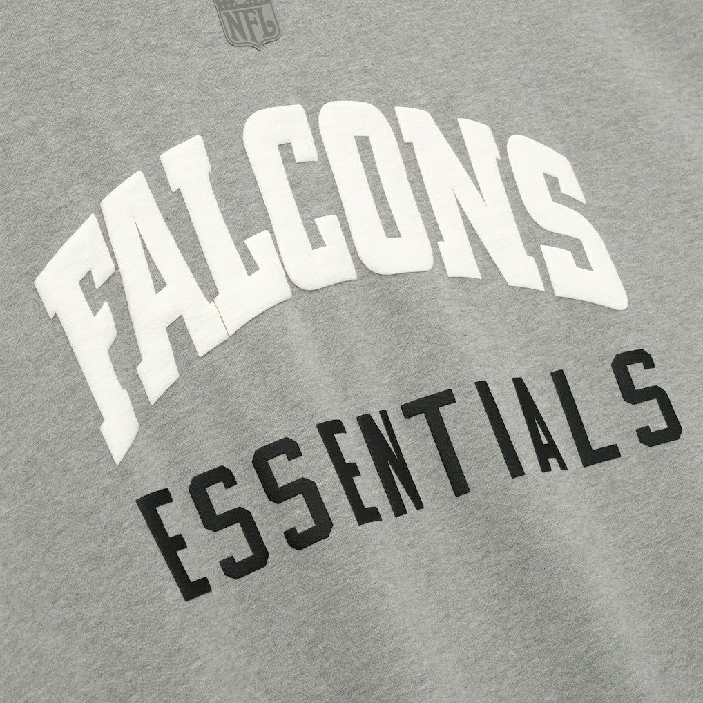 Atlanta Falcons Fear of God x NFL Unisex Sport Hoodie - Heather Gray/Red - NFL