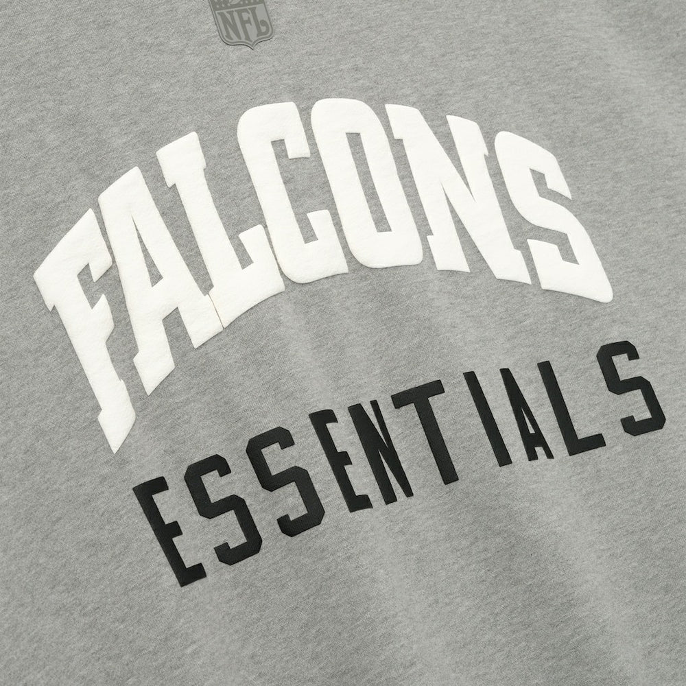 Atlanta Falcons Fear of God x NFL Unisex Sport Hoodie - Heather Gray/Red - NFL