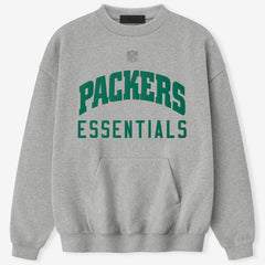 Green Bay Packers Fear of God x NFL Unisex Sport Sweatshirt - Heather Gray - NFL