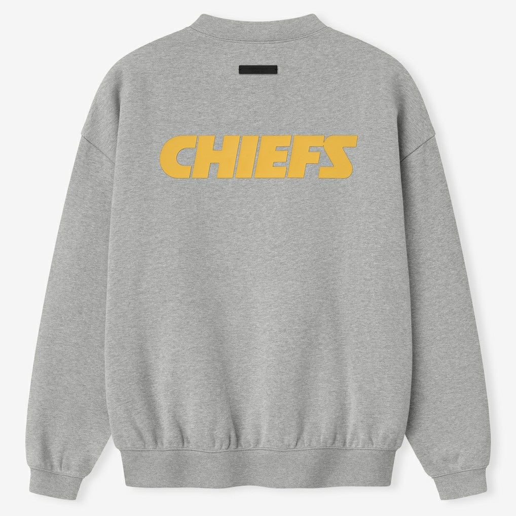 Kansas City Chiefs Fear of God x NFL Unisex Sport Sweatshirt - Heather Gray - NFL