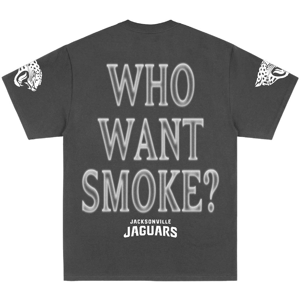 Jacksonville Jaguars Nardo Wick Unisex Teal Smoke T-Shirt - Black - NFL
