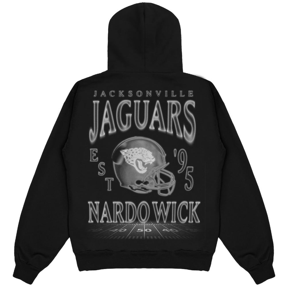 Jacksonville Jaguars Nardo Wick Unisex Teal Smoke Hoodie - Black - NFL