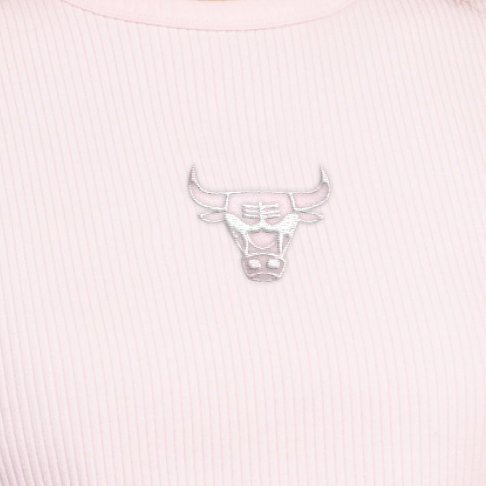 Chicago Bulls Starter Women's Pastel Ribbed Tank Top Pink