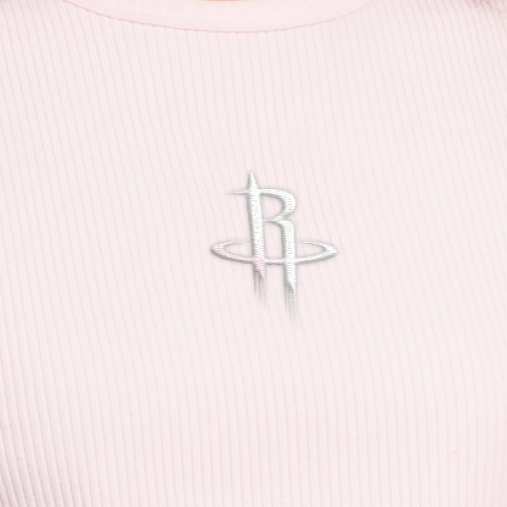 Houston Rockets Starter Women's Pastel Ribbed Tank Top Pink