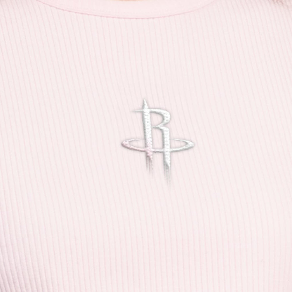 Houston Rockets Starter Women's Pastel Ribbed Tank Top Pink