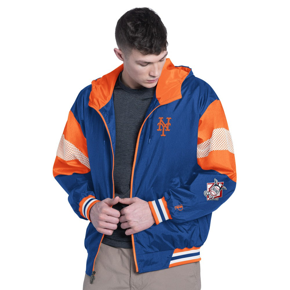 New York Mets Pro Player Legacy Lightweight Full-Zip Hooded Jacket Sale