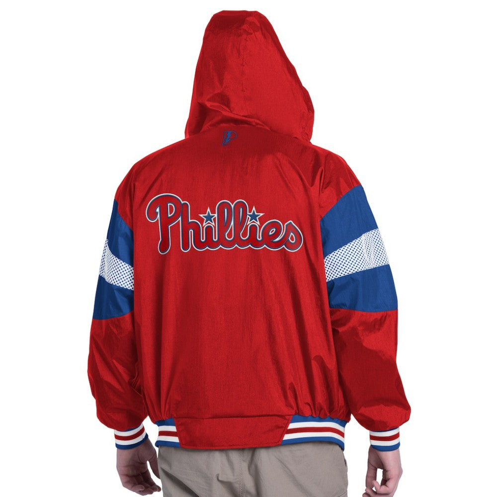 Philadelphia Phillies Pro Player Legacy Lightweight Full-Zip Hooded Jacket Near Me