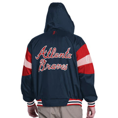 Atlanta Braves Pro Player Legacy Lightweight Full-Zip Hooded Jacket Near Me