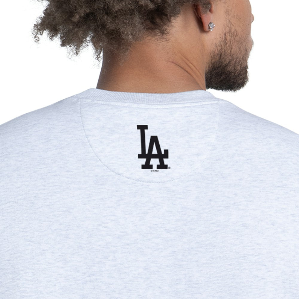 Los Angeles Dodgers Starter Face of Ice Blue French Terry Sweatshirt Discount