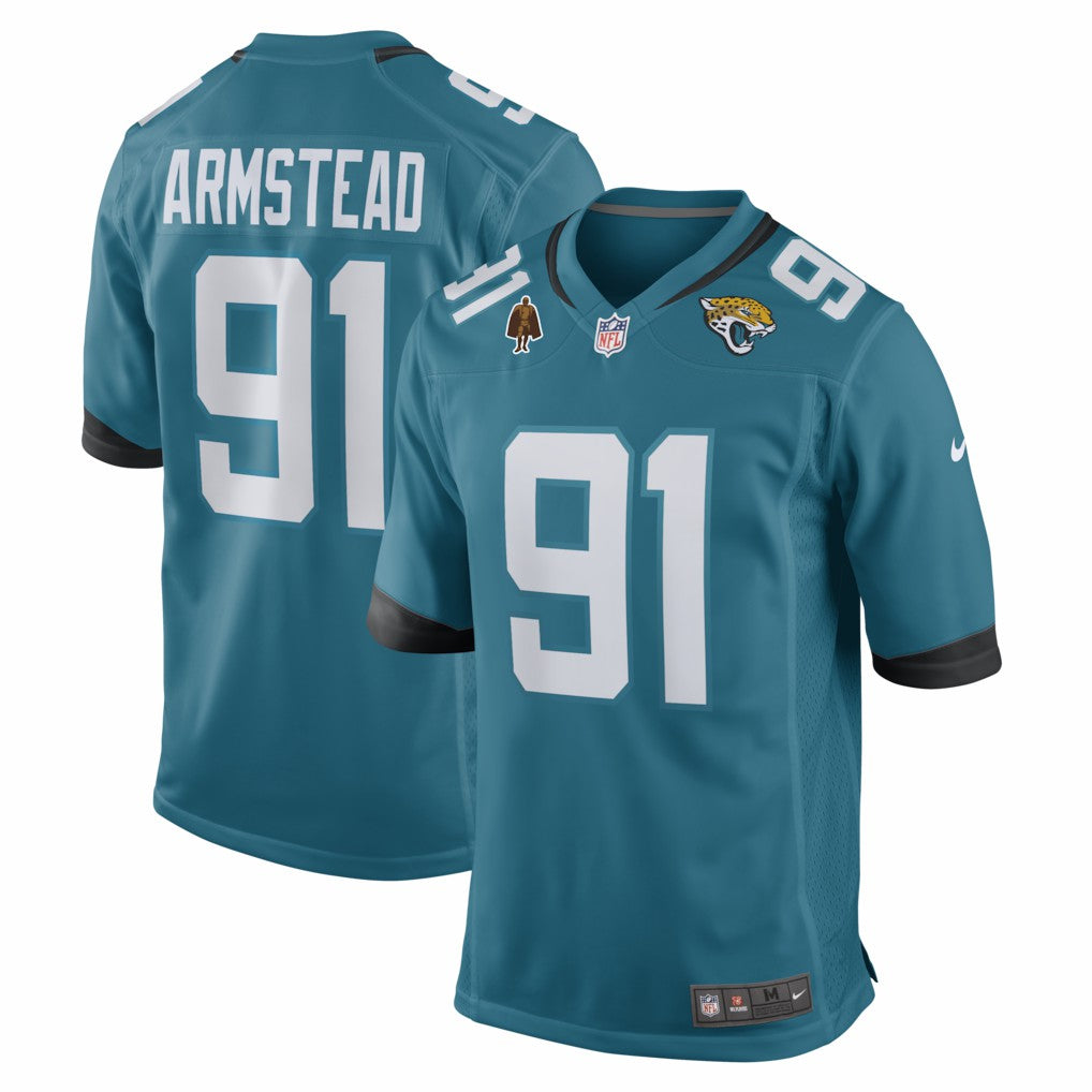 Arik Armstead Jacksonville Jaguars Team Walter Payton Man of the Year Game Jersey - Teal - Nike