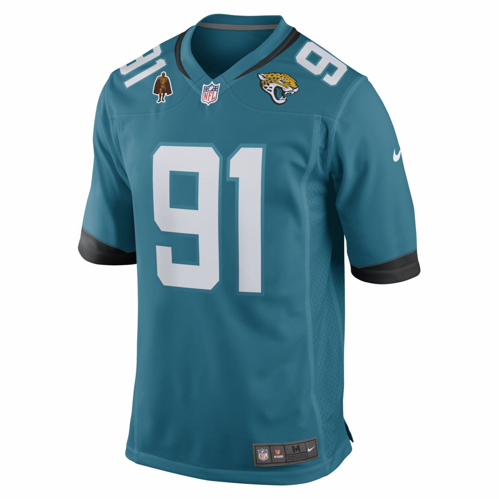 Arik Armstead Jacksonville Jaguars Team Walter Payton Man of the Year Game Jersey - Teal - Nike