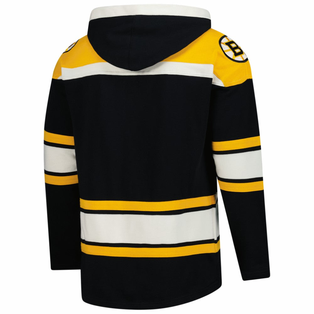 Boston Bruins '47 Superior Lacer Hoodie - Black | 47 brand Clearance