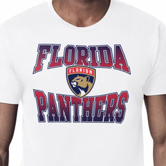Florida Panthers Starter Comic Style Team Graphic T-Shirt - White | NHL Clearance