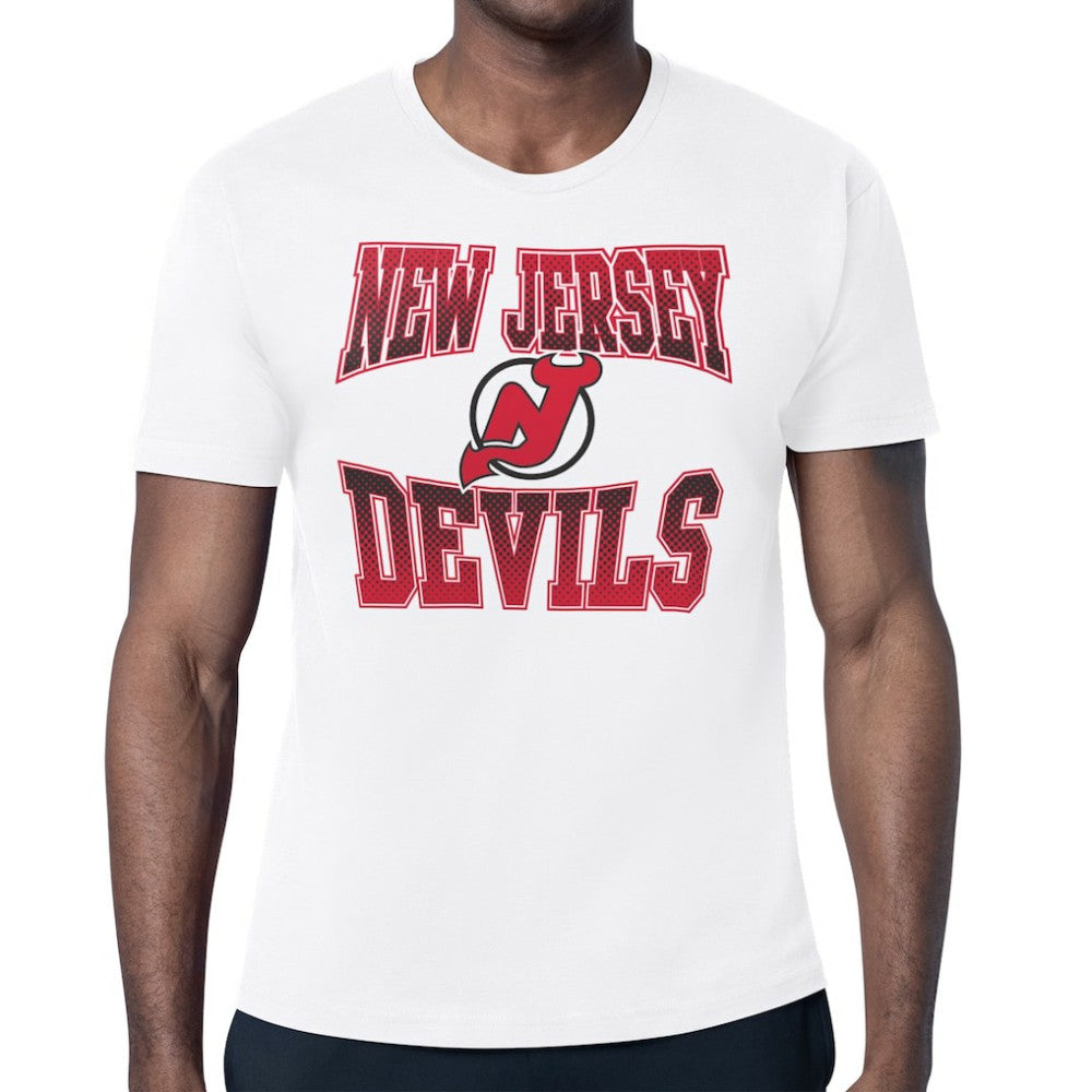 New Jersey Devils Starter Comic Style Team Graphic T-Shirt - White | NHL sale