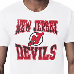 New Jersey Devils Starter Comic Style Team Graphic T-Shirt - White | NHL sale