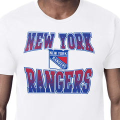 New York Rangers Starter Comic Style Team Graphic T-Shirt - White | NHL on sale