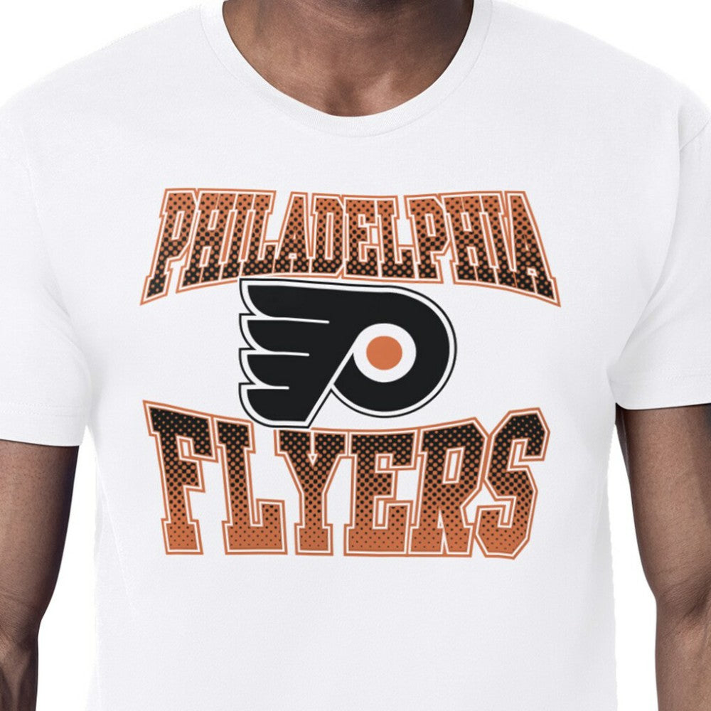 Philadelphia Flyers Starter Comic Style Team Graphic T-Shirt - White | NHL online