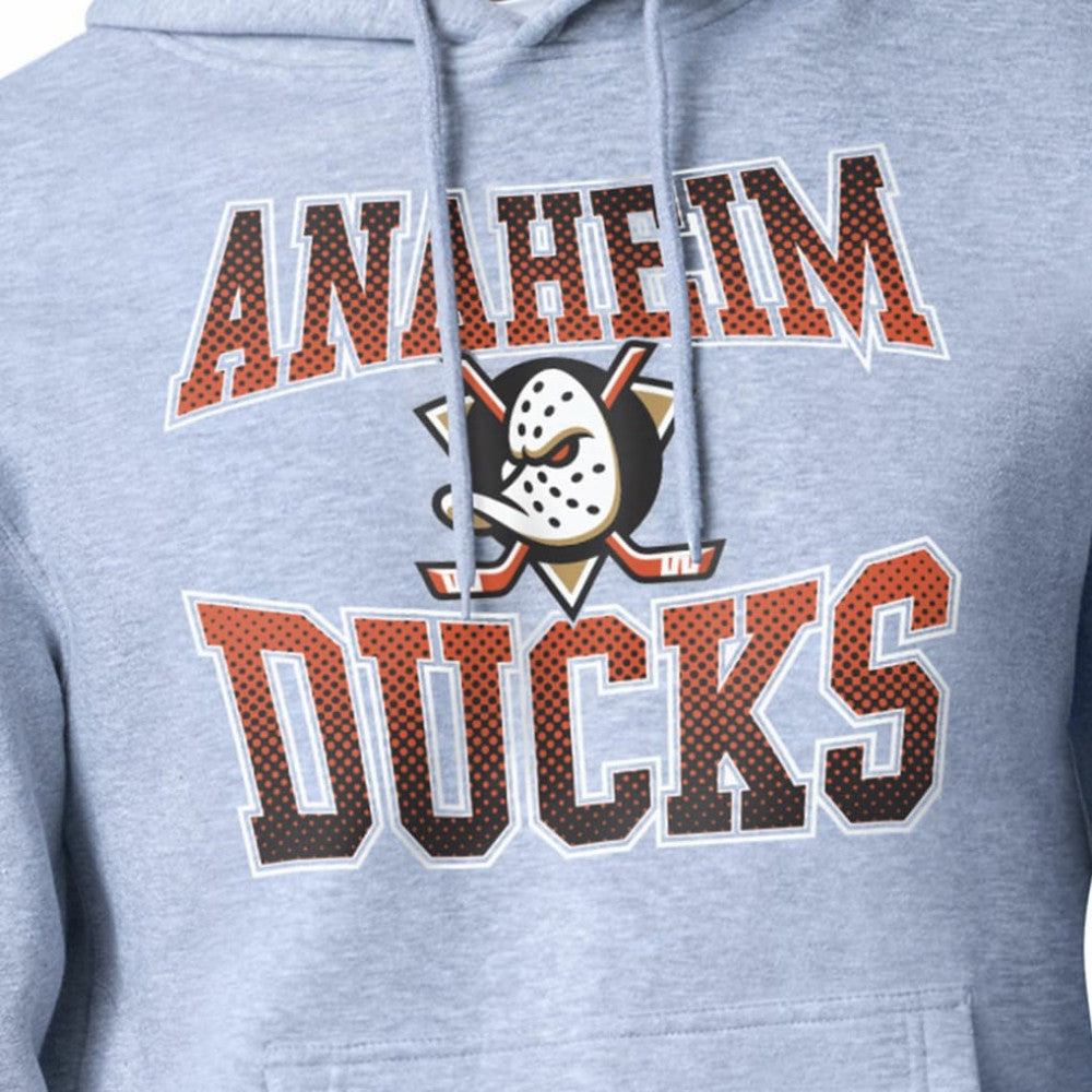 Anaheim Ducks Starter Comic Style Team Graphic Hoodie - Gray | NHL Clearance