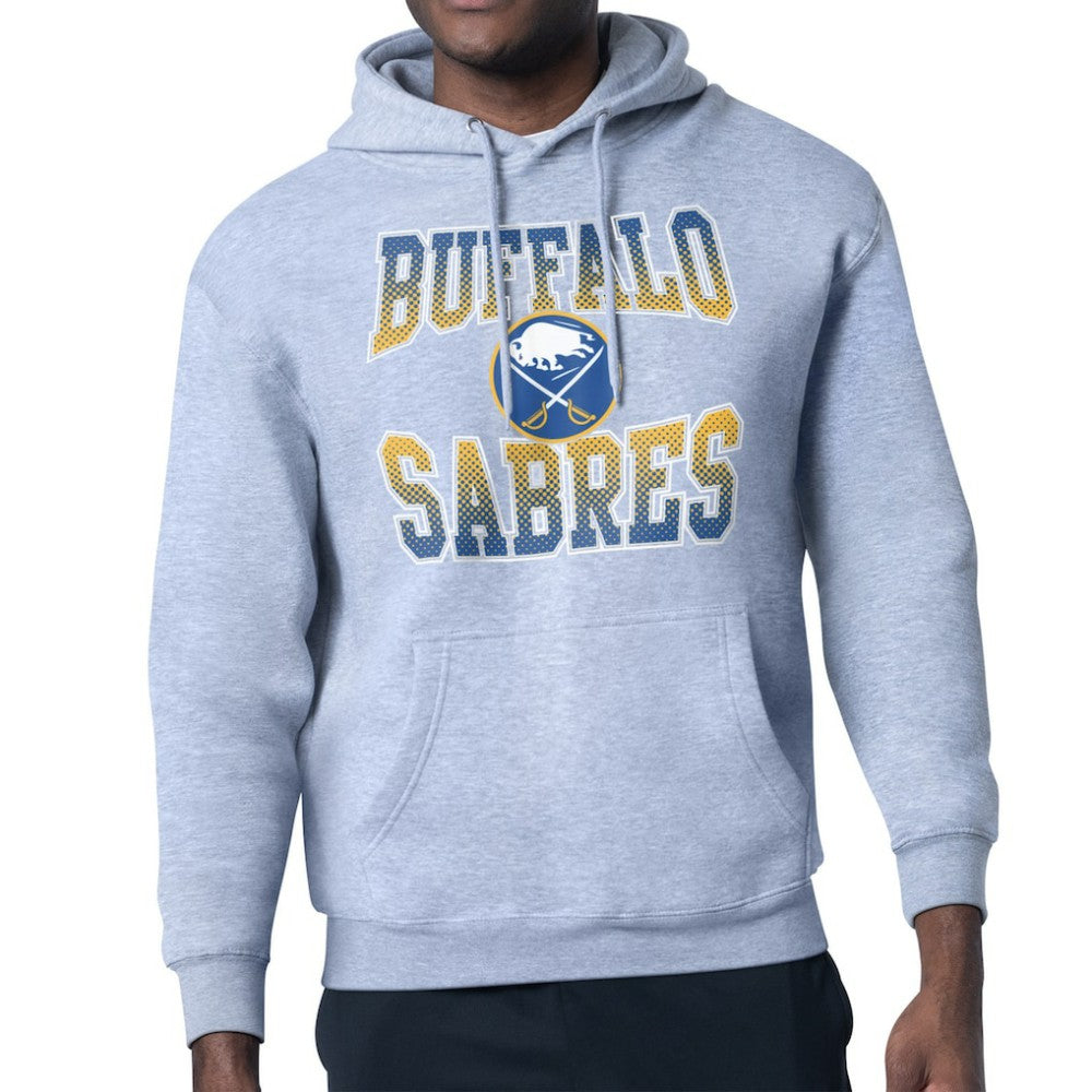 Buffalo Sabres Starter Comic Style Team Graphic Hoodie - Gray | NHL sale