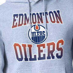 Edmonton Oilers Starter Comic Style Team Graphic Hoodie - Gray | NHL on sale