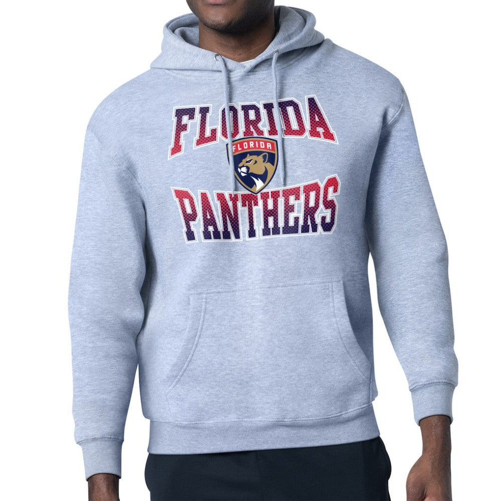 Florida Panthers Starter Comic Style Team Graphic Hoodie - Gray | NHL Lifestyle
