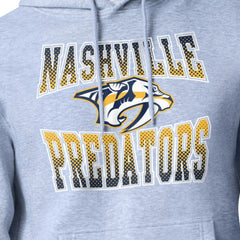 Nashville Predators Starter Comic Style Team Graphic Hoodie - Gray | NHL on sale