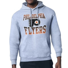 Philadelphia Flyers Starter Comic Style Team Graphic Hoodie - Gray | NHL Lifestyle