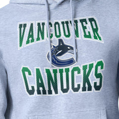 Vancouver Canucks Starter Comic Style Team Graphic Hoodie - Gray | NHL sale