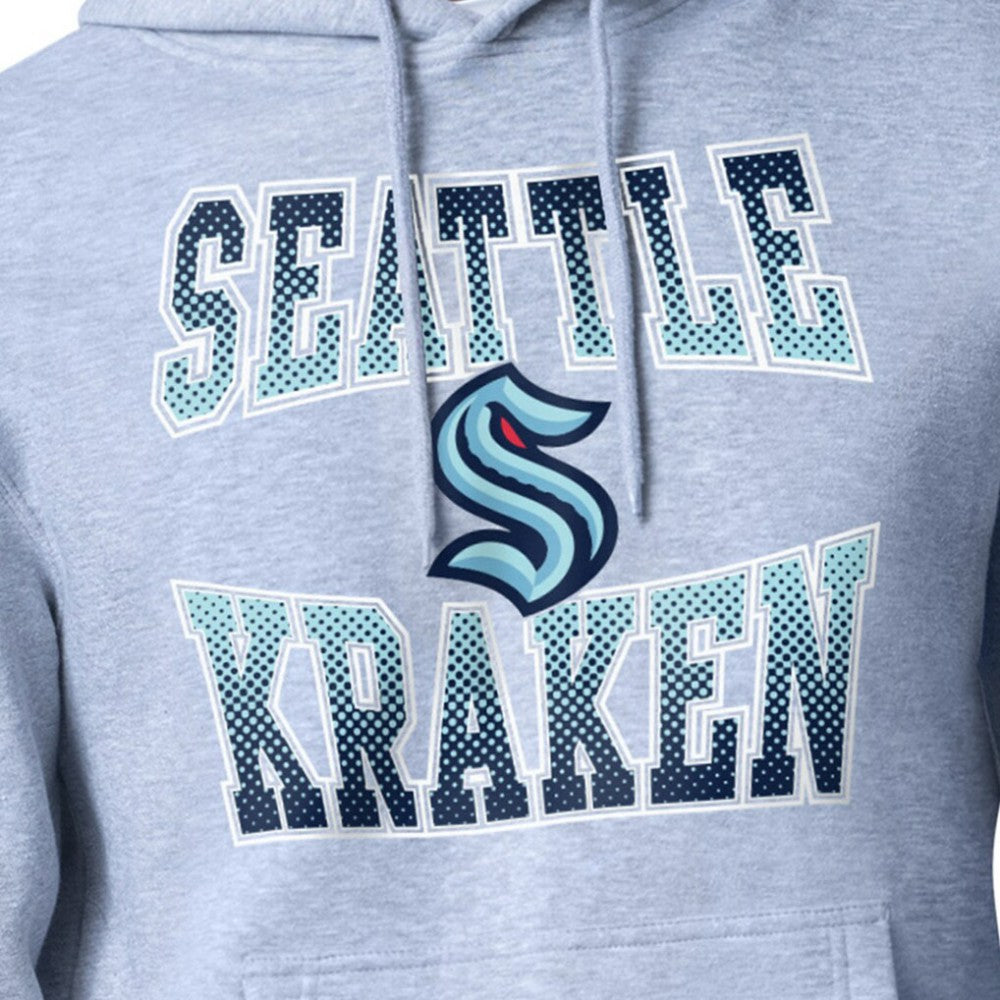 Seattle Kraken Starter Comic Style Team Graphic Hoodie - Gray | NHL online
