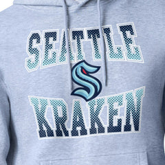 Seattle Kraken Starter Comic Style Team Graphic Hoodie - Gray | NHL online