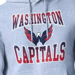 Washington Capitals Starter Comic Style Team Graphic Hoodie - Gray | NHL sale