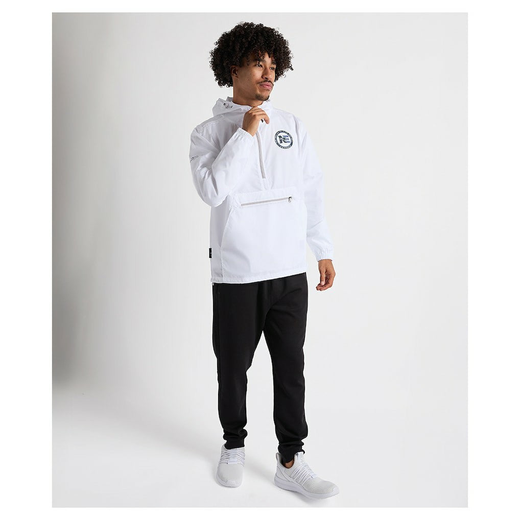 Charles River x New England Patriots Pack-N-Go Half-Zip Hoodie - White - NFL