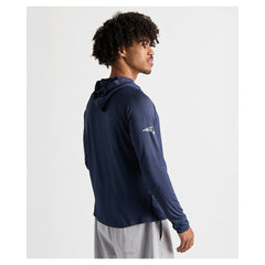 Charles River x New England Patriots Cayak Hooded Long Sleeve T-Shirt - Navy - NFL