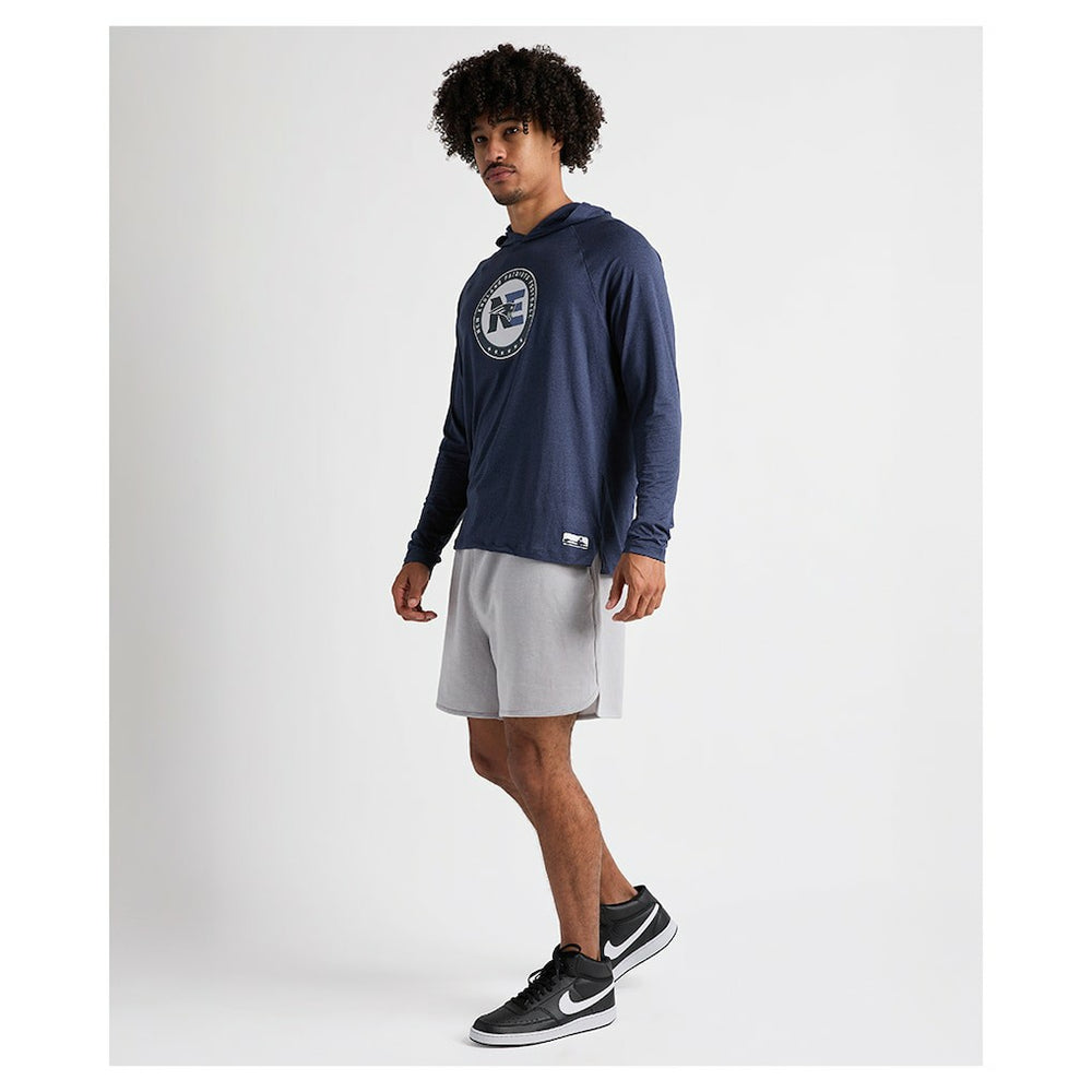 Charles River x New England Patriots Cayak Hooded Long Sleeve T-Shirt - Navy - NFL
