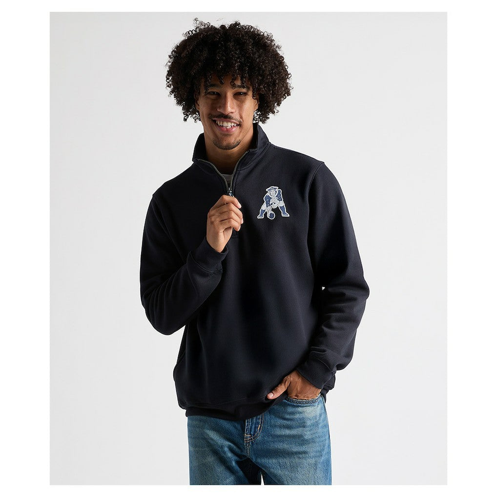 Charles River x New England Patriots Crosswind Quarter-Zip Pullover - Navy - NFL