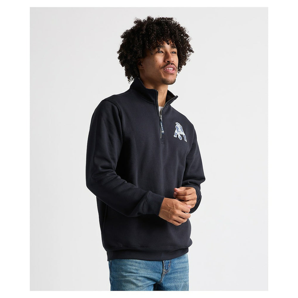 Charles River x New England Patriots Crosswind Quarter-Zip Pullover - Navy - NFL