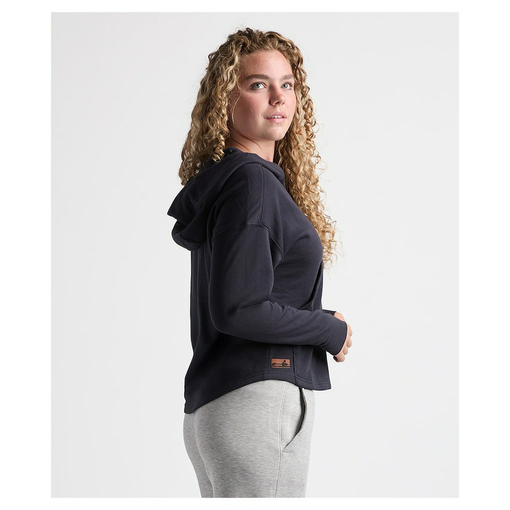 Charles River x New England Patriots Women's Willow Fleece Quarter-Zip Hoodie - Navy - NFL