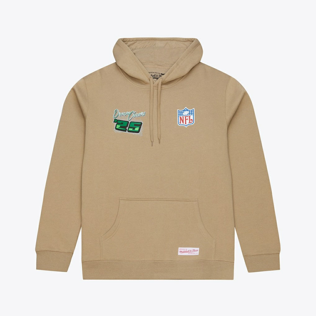 Philadelphia Eagles Dream Chasers Champions Hoodie - Sand - Mitchell & Ness