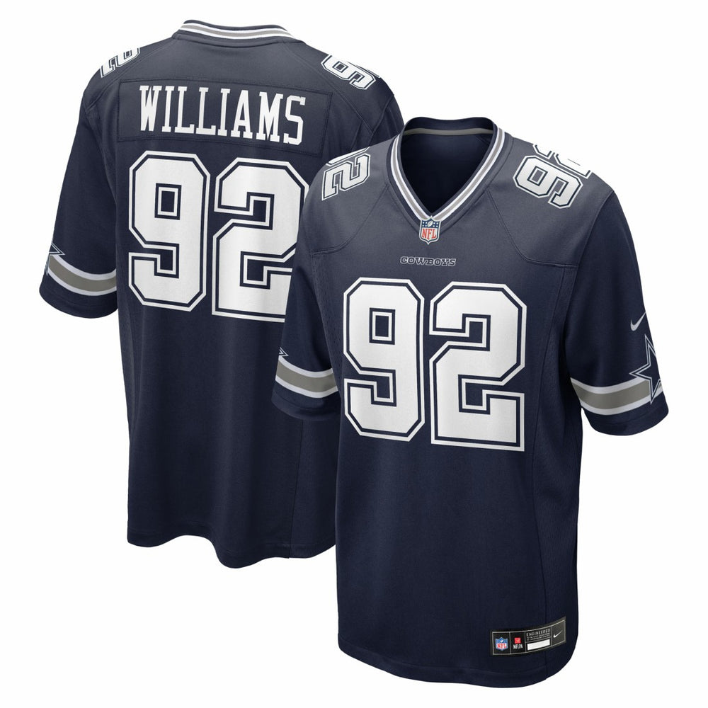 Quinnen Williams Dallas Cowboys Team Game Jersey - Navy - Nike